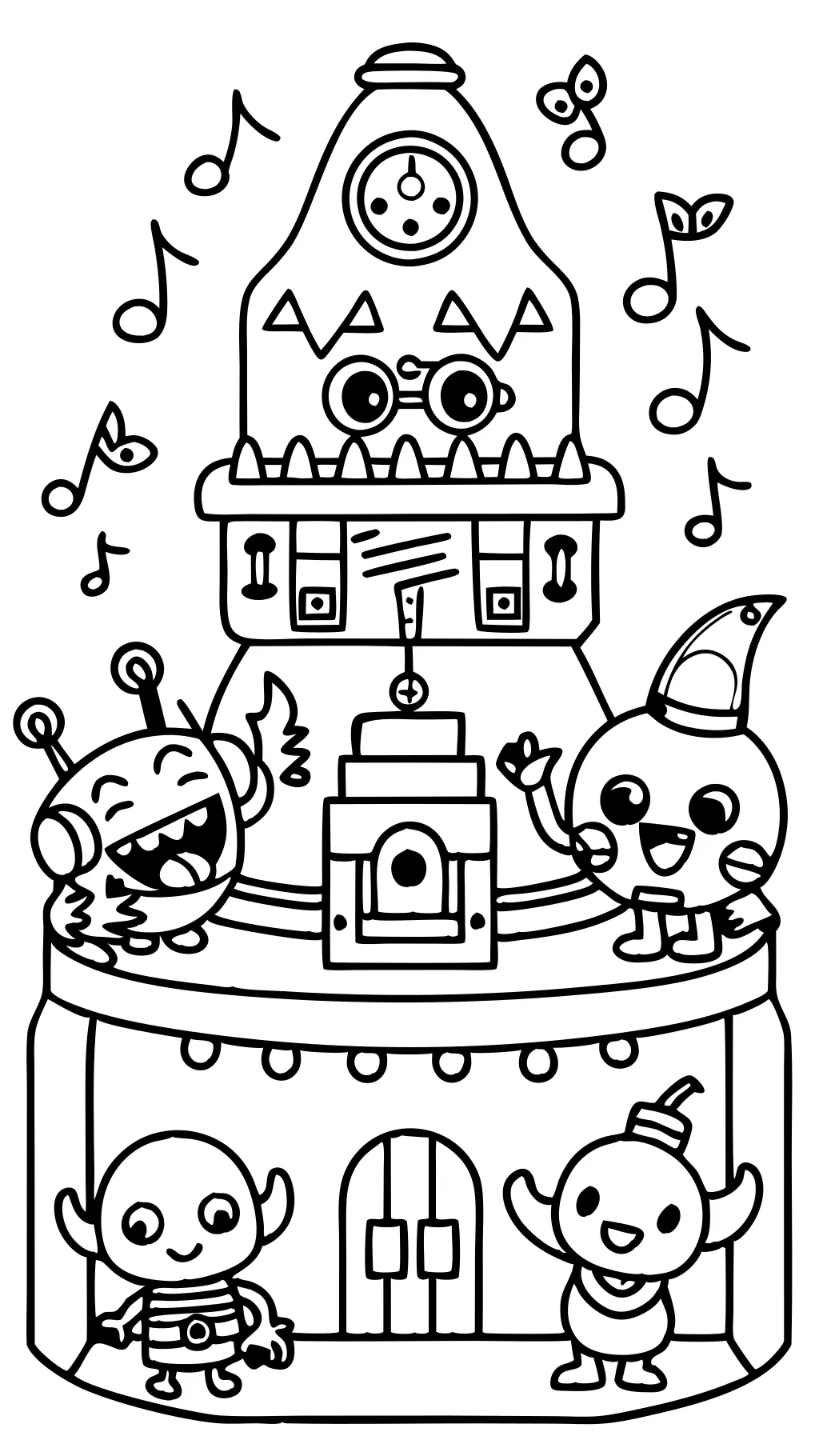 My Singing Monsters Workshop Páginas para colorear